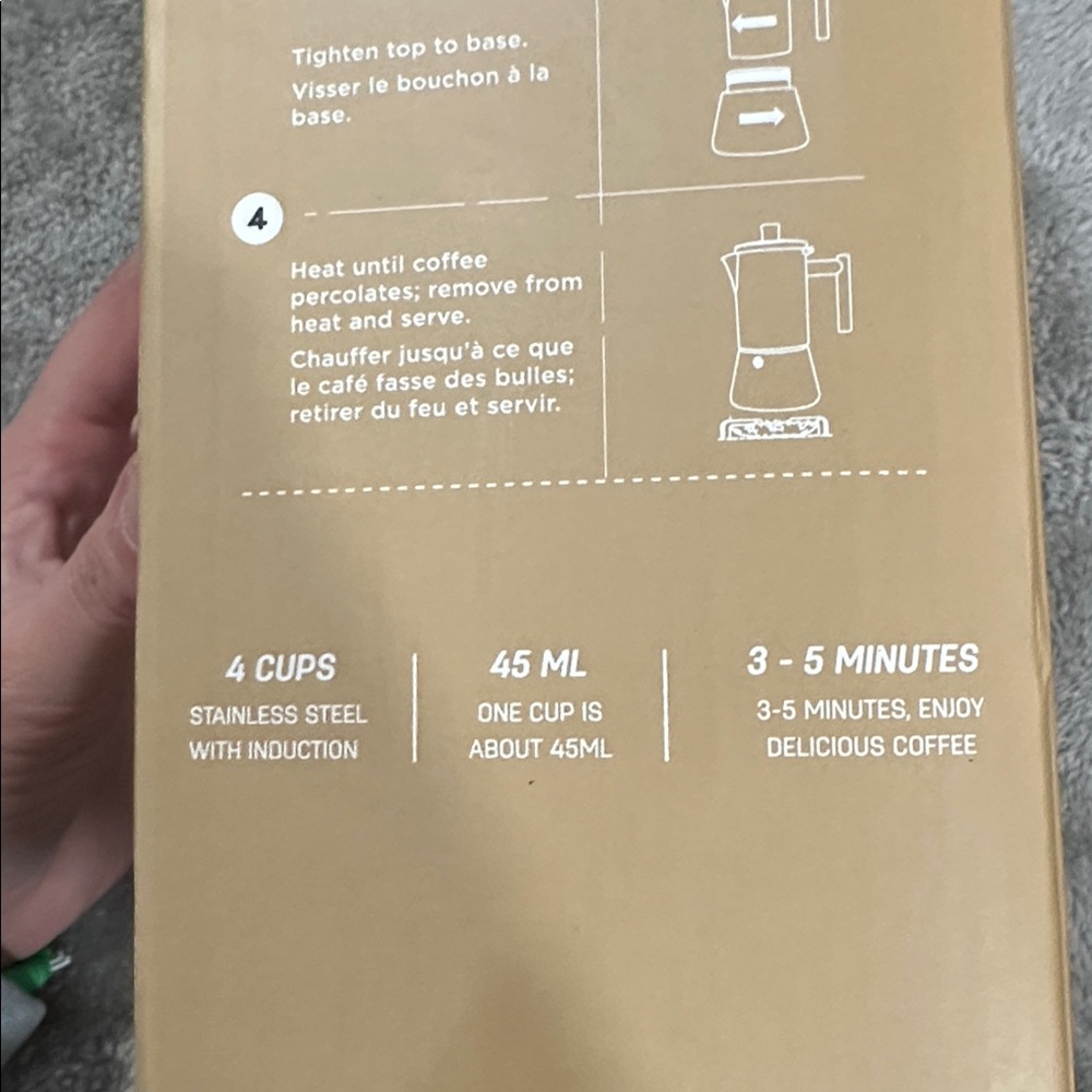 Espresso Maker - stainless steel - Picture 4 of 5